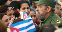 Fidel Alejandro Castro Ruz elvtársnak, a kubai forradalom történelmi vezetőjének 